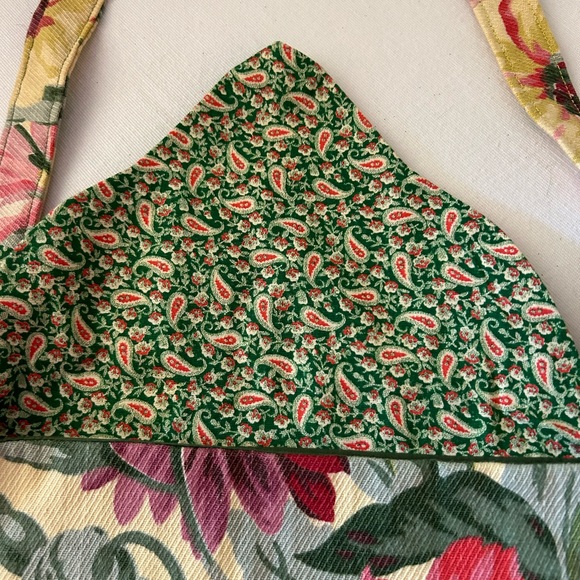 👀 BOHO RETRO HANDMADE VINTAGE SHOULDER BAG 11”X9.75” LARGE INTERIOR POCKET - Picture 7 of 8